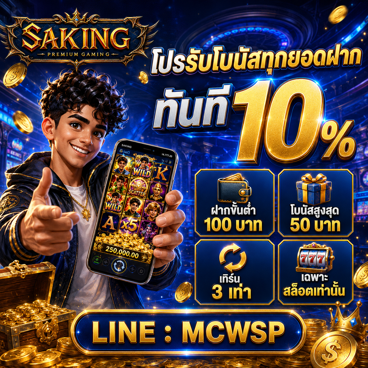โปรโมชั่น SAKING 4